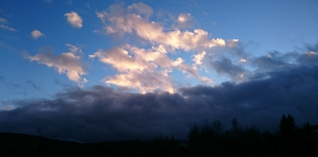 Bild Wolken Herbst 2018