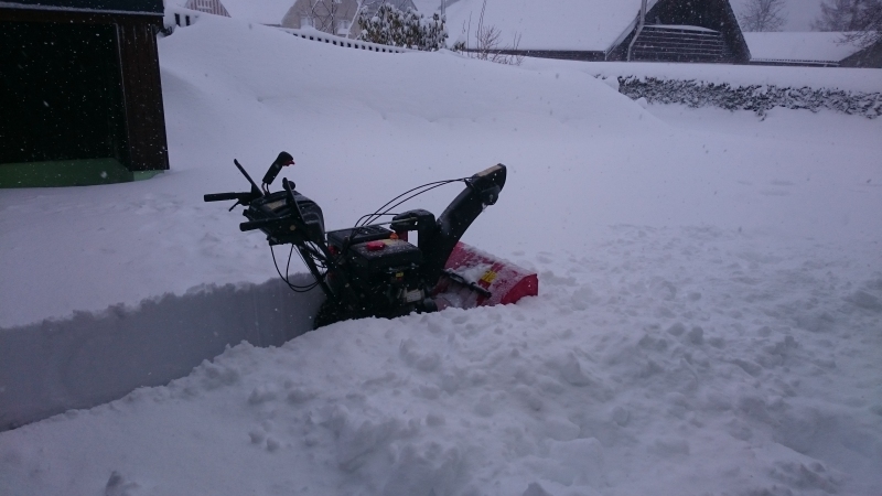 Neuschneemassen 20190109